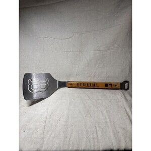 The Sportula Red Sox Grilling Tool Bottle Opener Wooden Handle